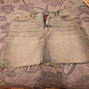 Lucky Blue Jean Skirt